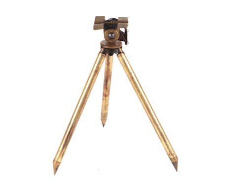 A Parker-Hale spotting scope tripod, list no. 2275, 38cms high.
