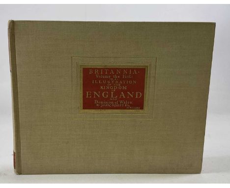 JOHN OGILBY; Britannia, Volume the First or an Illustration of the Kingdom of England, a single re-printed volume from 1939, 