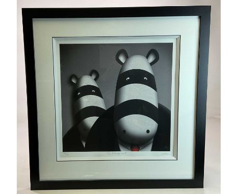 † PETER SMITH; signed limited edition print, 'The Management', numbered 168/295, image 45 x 45cm, framed and glazed, presente
