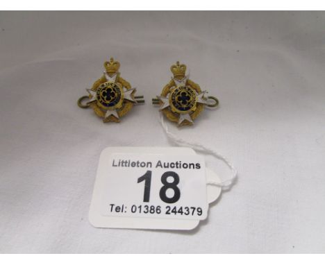 2 Royal Army Chaplains' Department badges