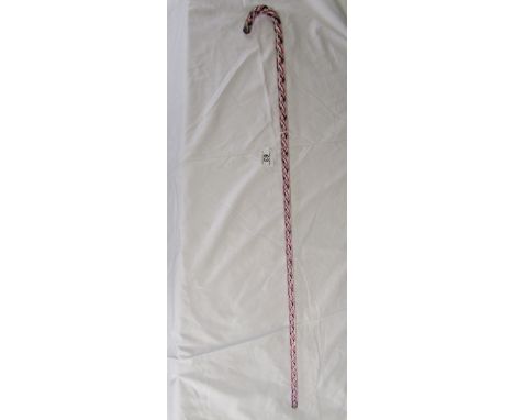 Victorian glass walking stick