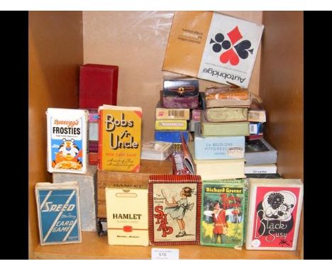 A myriad of vintage card games 