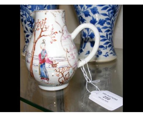 A small Chinese jug - 18th century - 10cm high CONDITION REPORTWith reference to the small Chinese jug:By our judgement, cond