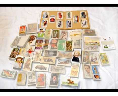 A box of vintage cigarette cards - 45 complete sets (approx) 