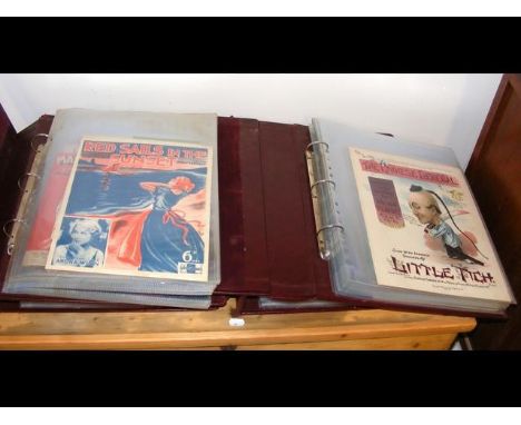 Vintage Music Hall and Theatre memorabilia - 1900's onwards - in four large albums 