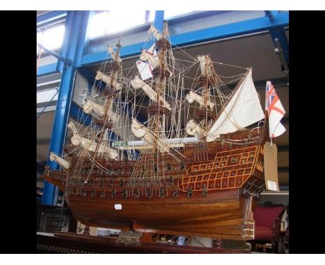 An 85cm long model of 'Sovereign of The Sea'  