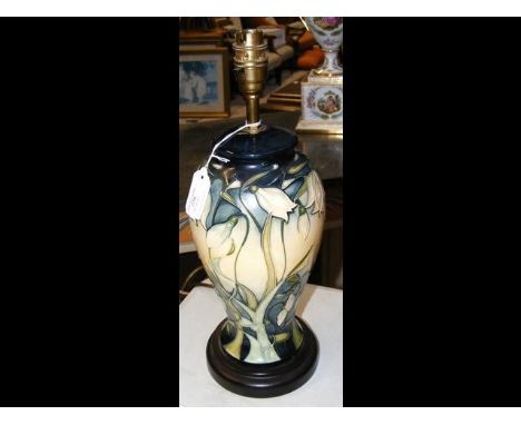 A 30cm high Moorcroft pottery table lamp