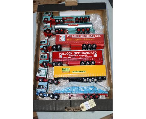 6 1:50 scale Corgi  Commercial Vehicles. DAF XF Tractor Unit with Reefer Curtainside Semi Trailer. In David Murray livery. Sc