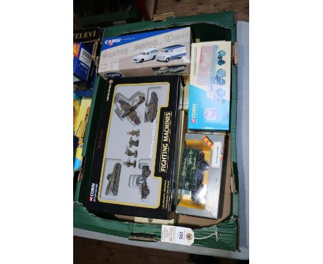 26x Corgi vehicles. Including; Bedford CA Kodak van. Thames Trader Slumberland van. Heavy Haulage set; Thames Trader dropside