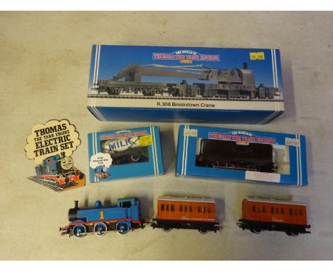 6x Hornby OO gauge The World of Thomas the Tank Engine items. Diesel 0-6-0 (R317). Thomas 0-6-0T. Annie &amp; Clarabel. Break