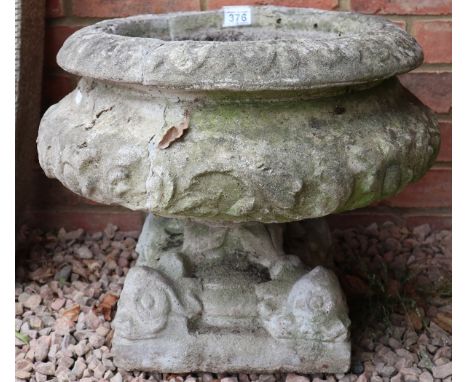 Stone urn / planter - Approx H: 45cm