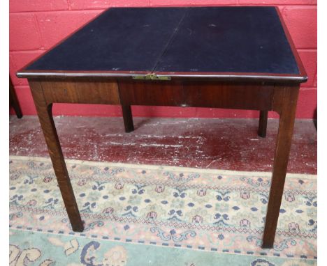 Georgian mahogany concertina card table