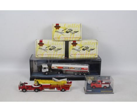 Corgi - Matchbox Collectibles -Six diecast model vehicles in various scales predominately boxed. Lot includes Corgi Modern Tr