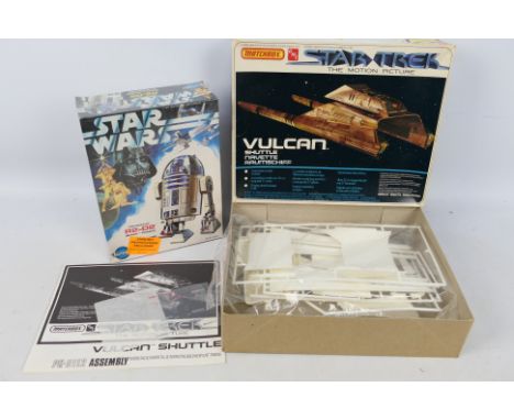 Kenner, Matchbox - 2 x boxed Star Wars and Star Trek unbuilt model kits - Lot includes a boxed factory sealed 1977 Kenner Sta