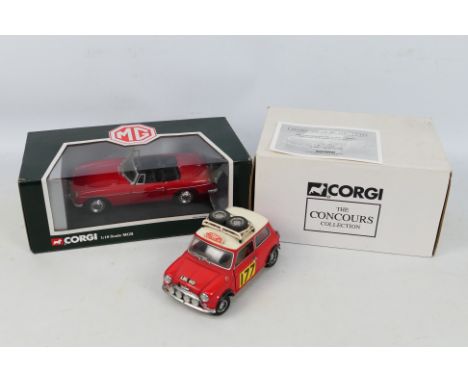 Corgi - 2 x boxed 1:18 scale Corgi die-cast model vehicles - Lot includes a limited edition number 1,642 of 7,500 #99594 'The