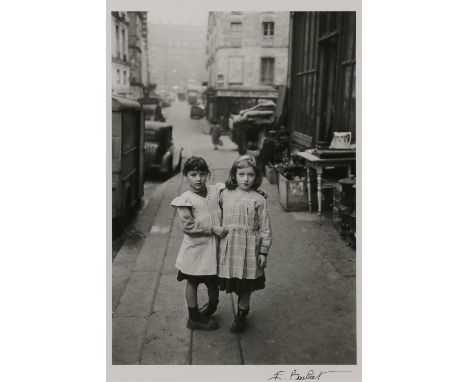 *Édouard Boubat (French, 1923-1999) Place Maubert, Paris, 1952silver gelatin print, printed later c.1970, signed in ink, sign