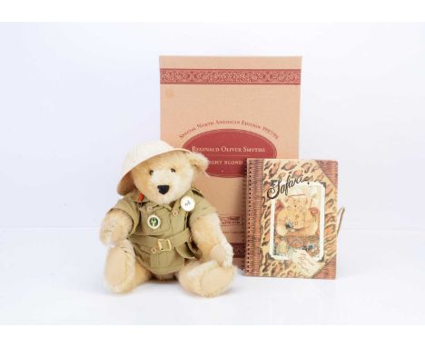 A Steiff limited edition Reginald Oliver Smythe "Reggie" teddy bear,  1229 for the year 1997, a North American exclusive, in 