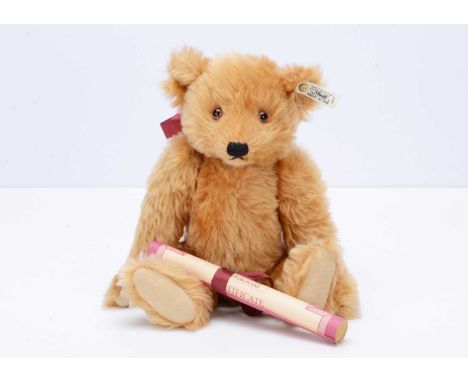 A Steiff limited edition Oliver teddy bear,  1497 of 2000, made exclusively for Hamleys London, in original window box with c