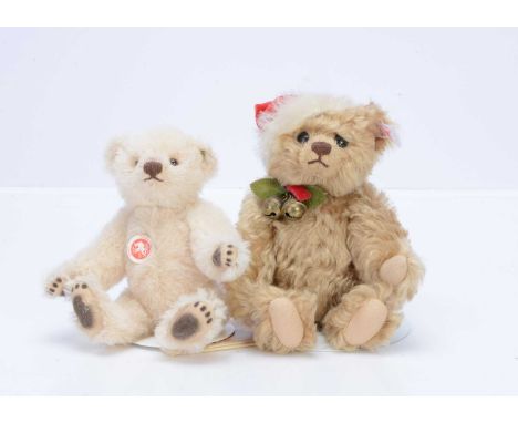 A Steiff limited edition Teddy Bear in a Boot teddy bear,  1632 of 4000 with certificate --8in. (20cm.) high (missing boot); 