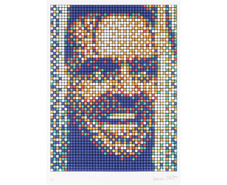 Invader (French b.1969), 'Rubik Kubrick II (Jack)', 2007, screen print in colours on wove paper, signed, dated and numbered f