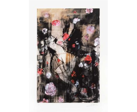 Antony Micallef (British b.1975), 'The Abduction Of Persephone', 2011, screenprint in colours with glazes on paper, signed an