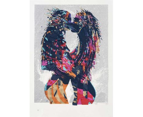 Paul Insect (British b.1971), 'Anatomy Of Love', 2009, screen print in colours on Colourplan mushroom paper, signed, dated an