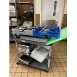 LOT OF UTENSILS AND TRAYS