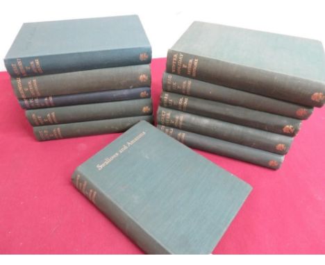 Arthur Ransome: Swallows And Amazons, reprint December 1937, We Didn't Mean To Go To Sea, 8th impression July 1941, Coot Club
