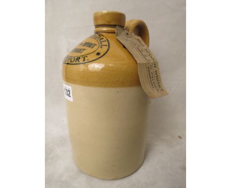 A W E Randall Bridport stoneware jar containing vintage Glen Grant Scotch whisky
