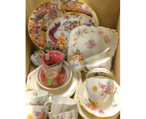 Tableware - a Royal Crown Derby Posies pattern part tea service; an Old Aves plate; a Shorter and Son toby jug; etc.; qty