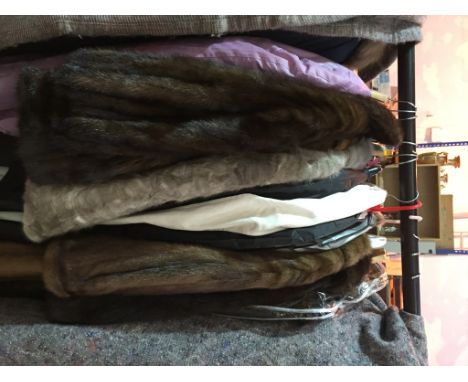 A quantity of vintage furs