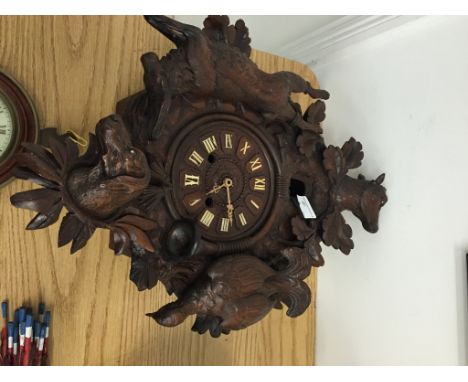 A 19th century Black Forest cuckoo clock (no movement)