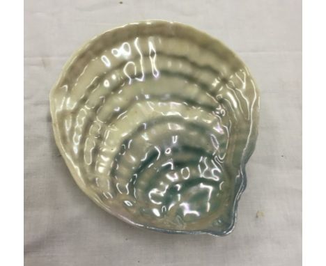 A Royal Worcester oyster shell
