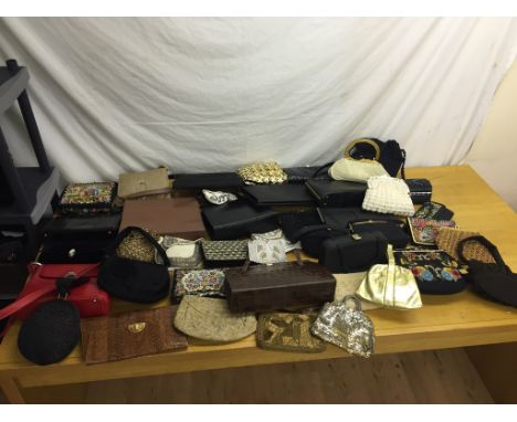A quantity of vintage bags