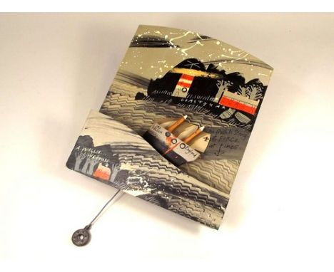 JOHN MALTBY.
'Wind Fresh to Strong...Gale Force at Times...' Automaton. Wood & metal. Signed to the reverse.
30 x 25cm. CONDI