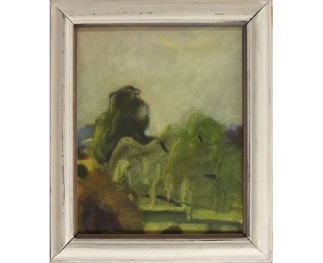 BO HILTON.
'Regents Park Afternoon Light.' Oil on canvas. Signed. Signed, titled & dated '92 to reverse.
25 x 20cm.