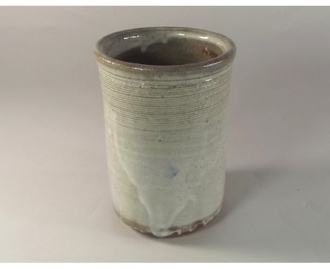 TREVOR CORSER.
A Trevor Corser jar, incised linear decoration around the top. Impressed personal & Leach Pottery marks. Heigh