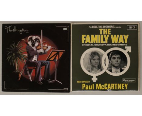 PAUL MCCARTNEY - THRILLINGTON & THE FAMILY WAY LPs. Ace bundle of 2 x rare Paul McCartney 'side project' LPs. Titles are Thri