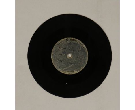 PETER & GORDON - NOBODY I KNOW - 7" EMIDISC ACETATE. Perhaps unique UK single sided 7" Emidisc acetate of the popular duo Pet