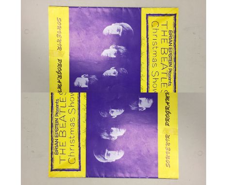 1963 CHRISTMAS SHOW PROGRAMME AND TICKET. An original programme from the Epstein 'The Beatles Christmas Show' with an origina
