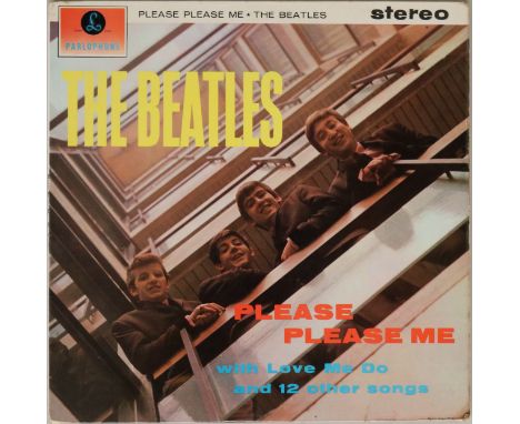 PLEASE PLEASE ME - UK STEREO 1ST PRESSING LP. A really fine copy of the iconic 1st UK stereo pressing of Please Please Me (PC