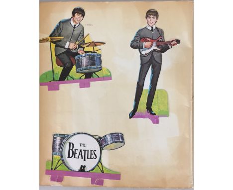 BEATLES SCRAPBOOKS AND US MEMORABILIA. Collection of US issued memorabilia and two scrapbooks to include: a NEMs Enterprises 