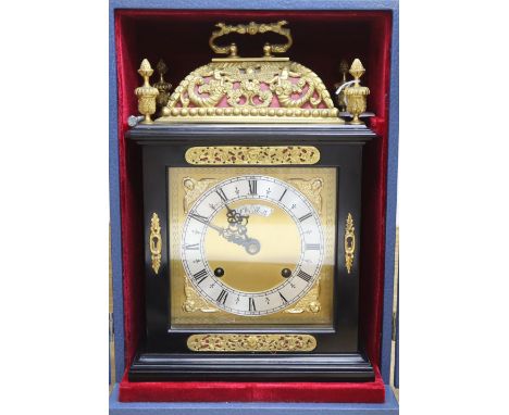 An F W Elliott Golden Jubilee bracket clock, Limited Edition, with certificate No.21 of 100, c.1973
