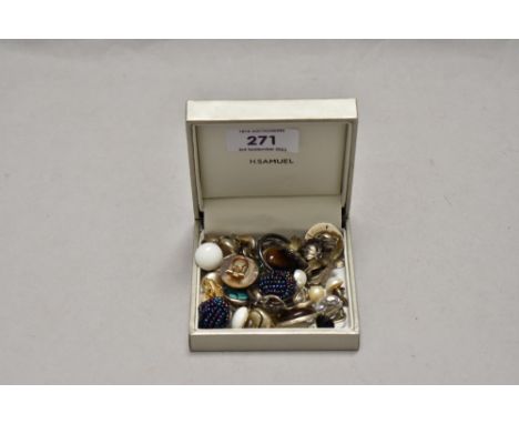 A small collection of decorative clip on earrings, to include gemstone earrings, simulated pearl earrings, and others
