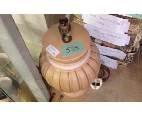 Ceramic Lamp Base. 
