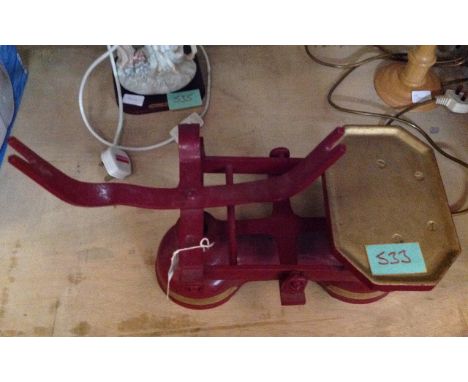 Old Style Weight Scales ( Pan Missing )