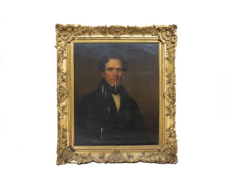 BRITISH SCHOOL,PORTRAIT OF A GENTLEMANoil on canvas76cm x 63cmFramed
