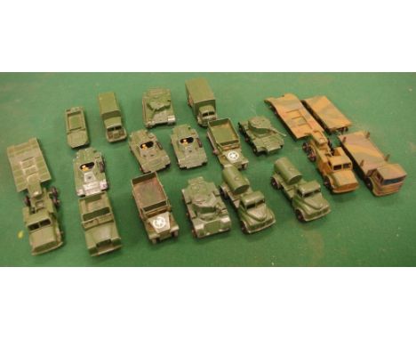 Quantity of early Matchbox (Lesney) army vehicles 18 in total