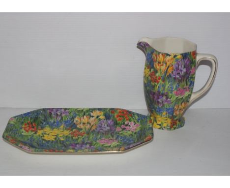 Wilkinson spring flower plate and jug