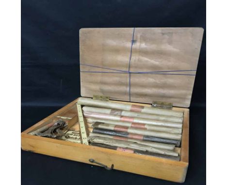CLEVELAND TWIST DRILL CO. SET OF GRADUATED DRILLS in original box; along with a collection of other tools to include a gradie